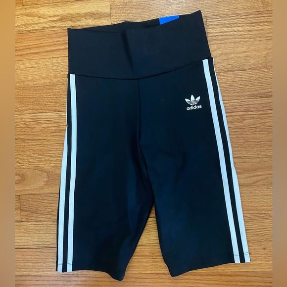 adidas Pants - Adidas Originals Shorts Women’s XS Black PrimeBlue Athleticwear Activewear New